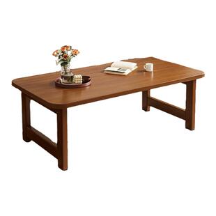 可折叠茶几桌客厅家用小户型沙发茶桌实木腿桌子简易出租屋餐桌