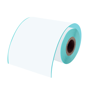 杰伦75mm*30m热敏连续不干胶标签纸三防热敏标签纸连续不间断贴纸80mm标签机打印纸条码纸服装吊牌量大有优惠