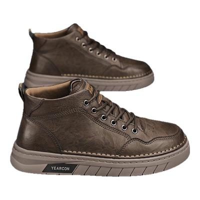 意尔康秋冬商务休闲皮鞋男士板鞋