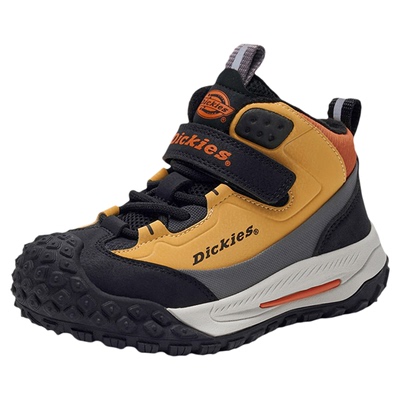 dickies童鞋2026新款冬季儿童二棉鞋男童加绒加厚保暖男孩雪地靴