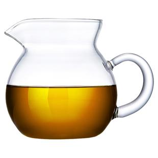 美斯尼玻璃公道杯高硼硅加厚耐热茶海单个公杯玻璃茶具分茶器茶杯