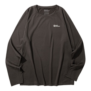 JackWolfskin狼爪25秋冬新PRELIGHT SWIFT男款轻量长袖T恤A63803A