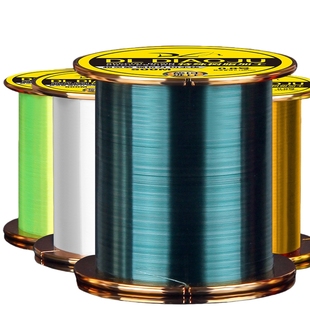 进口500米正品钓鱼线主线超强拉力海竿抛竿路亚尼龙海杆专用子线