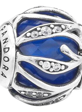 pandora/潘多拉蓝色 自然的光华 925银串饰 791969NCB