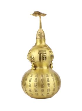 纯铜葫芦摆件百福葫芦招财安宅