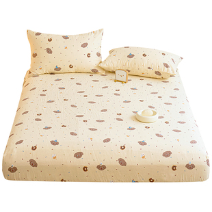 A类双层纱纯棉儿童床笠单件1.2学生宿舍床垫席梦思保护套床罩定制