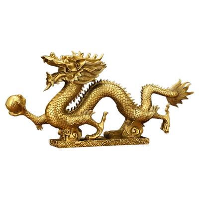 吉善缘全铜十二生肖龙装饰品摆件