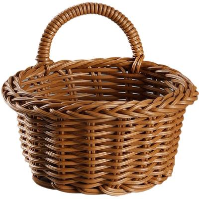 仿藤编厨房姜蒜收纳筐门背收纳盒