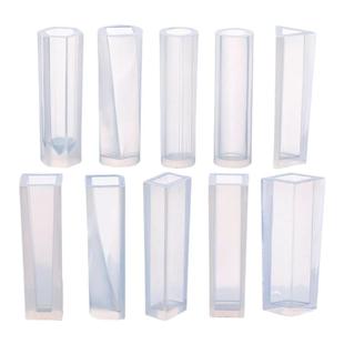 水晶滴胶diy手工制作AB胶树脂项链挂饰吊坠长方圆柱体硅胶模具