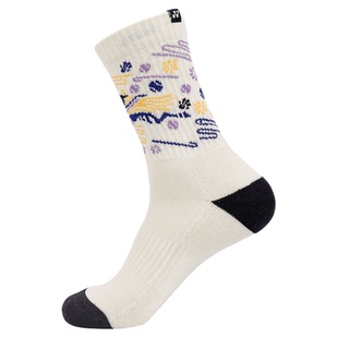 YONEX尤尼克斯羽毛球袜男女马年专属针织毛巾底运动袜YOBC5132CR