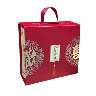 大容量高质感喜宴伴手礼回礼盒乔迁满月结婚升学祝寿宴回礼礼品盒