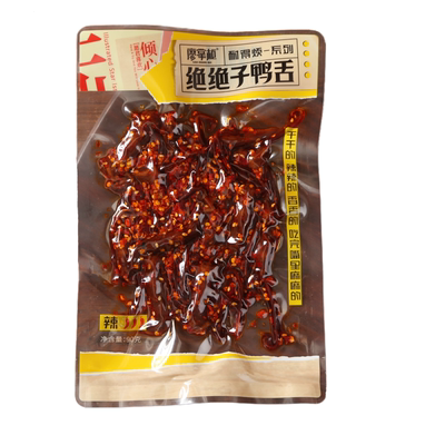 廖掌柜香辣卤味麻辣鸭舌零食