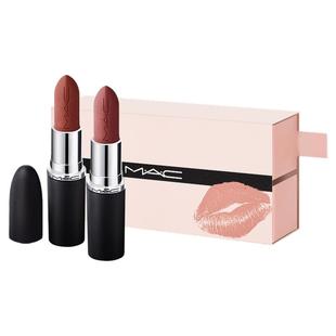 【送礼推荐】MAC/魅可天生一对礼盒黑魔杖子弹头口红唇釉送人