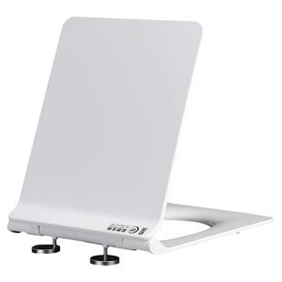 沐牌加厚通用老式梯形方形T型脲醛马桶盖 缓降坐便盖板厕所马桶圈