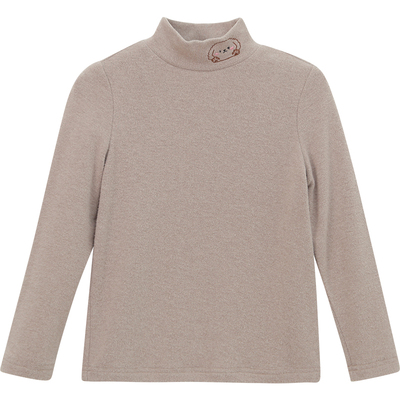 半高领卡通内搭长袖上衣