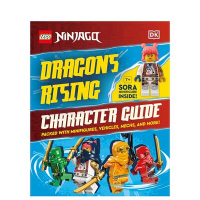【预售】乐高忍者龙崛起角色指南 LEGO Ninjago Dragons Rising Character Guide 原版英文儿童绘本