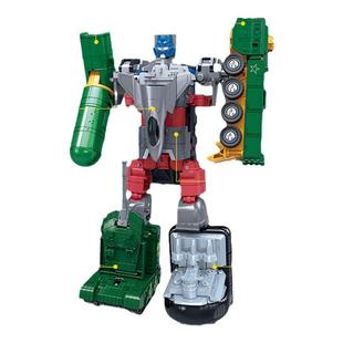 新乐新2024合金玩具手枪合体变形机器人航母战斗机模型男孩儿童