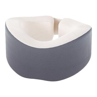 双层乳胶颈托防低头护颈脖套颈椎矫正器便携护颈U型枕旅游睡觉