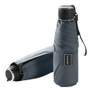 五折超大便携雨伞男女大号双人黑纯色简约折叠手动加固防风防晒伞