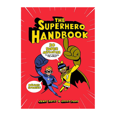 【现货】The Superhero Handbook 超级英雄手册:拯救世界的20个超级活动