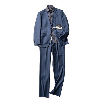 实体3W3 意大利Super150'S超细羊毛高奢男士商务西服西裤套装套西