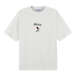 【甄品精选】BURBERRY博柏利 女士棉质宽松版圆领短袖T恤 8083647
