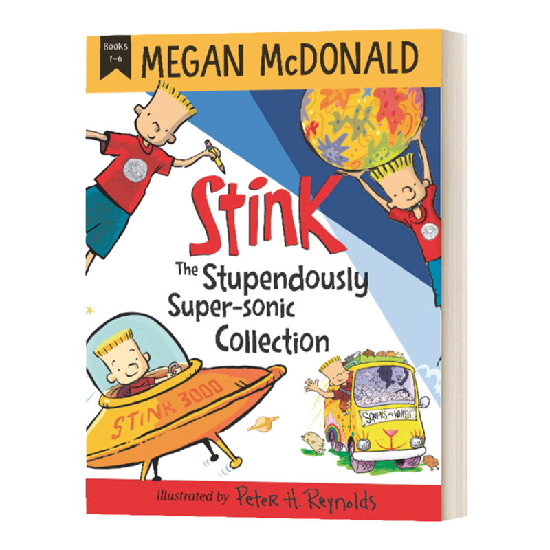 臭臭先生1-6册套装 英文原版 Stink The Stupendously Supersonic Collection 英文版 Megan McDonald 进口英语原版书籍