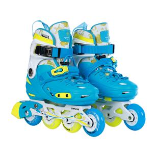 金峰E66轮滑鞋儿童男女可调直排轮溜冰鞋套装