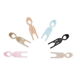 小鱼u型发簪女日常通勤丸子头发饰夹盘发神器高级感小众简约簪子