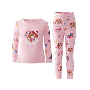 汪汪队女童秋衣秋裤秋冬a类纯棉儿童保暖内衣套装女宝宝女孩睡衣