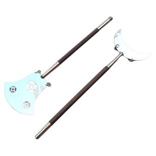 不锈钢月牙铲沙僧铲 鲁智深禅杖 影视道具方便铲武术兵器器械