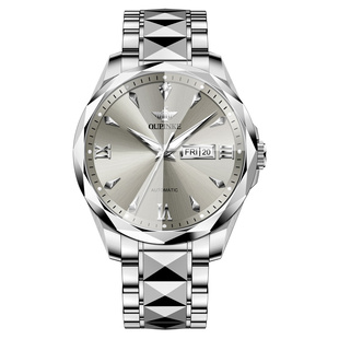 520情人节礼物送老公手表男士全自动机械表菱形镜面个性商务潮流