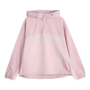 CLOUDSPACE【流云外套】拼接半拉链松紧袖口宽松休闲上衣女