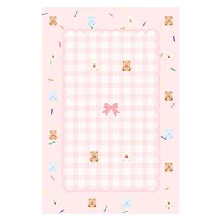 可爱地毯女孩卧室床边垫加厚儿童娱乐区地垫短绒全铺床前床下脚垫