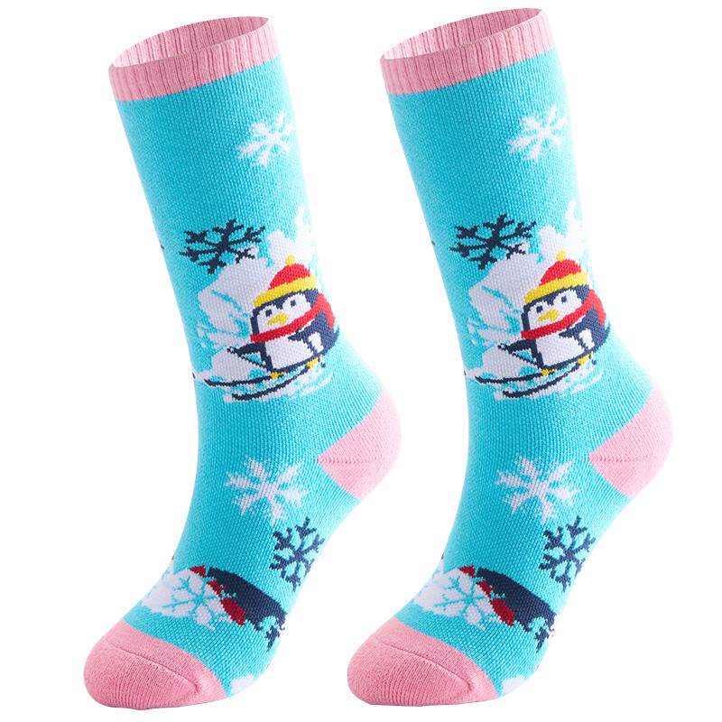 专业儿童滑雪袜冬季暖脚神器