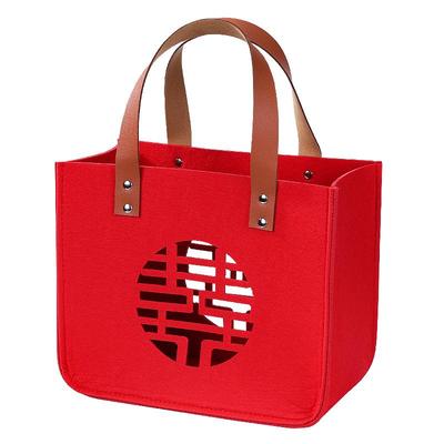 结婚喜糖盒子伴手礼手提袋