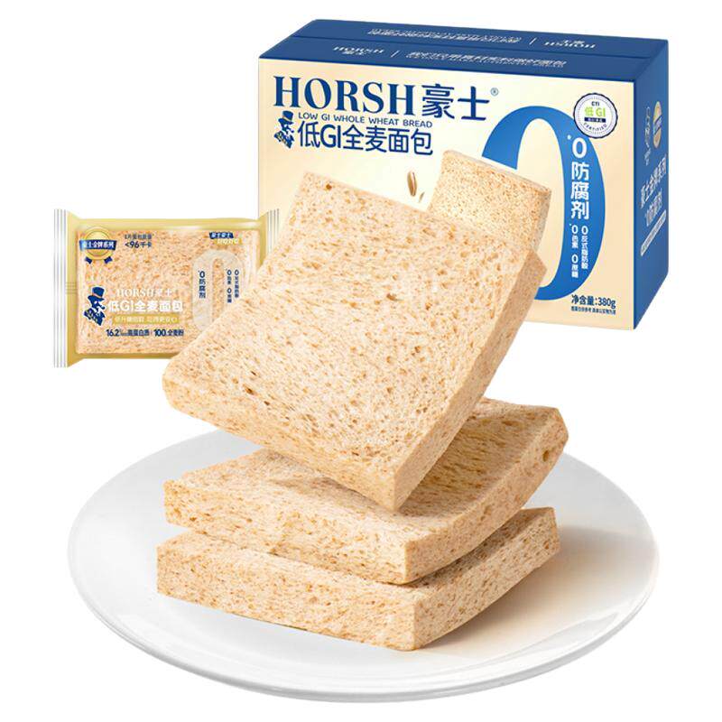 豪士低GI全麦吐司面包