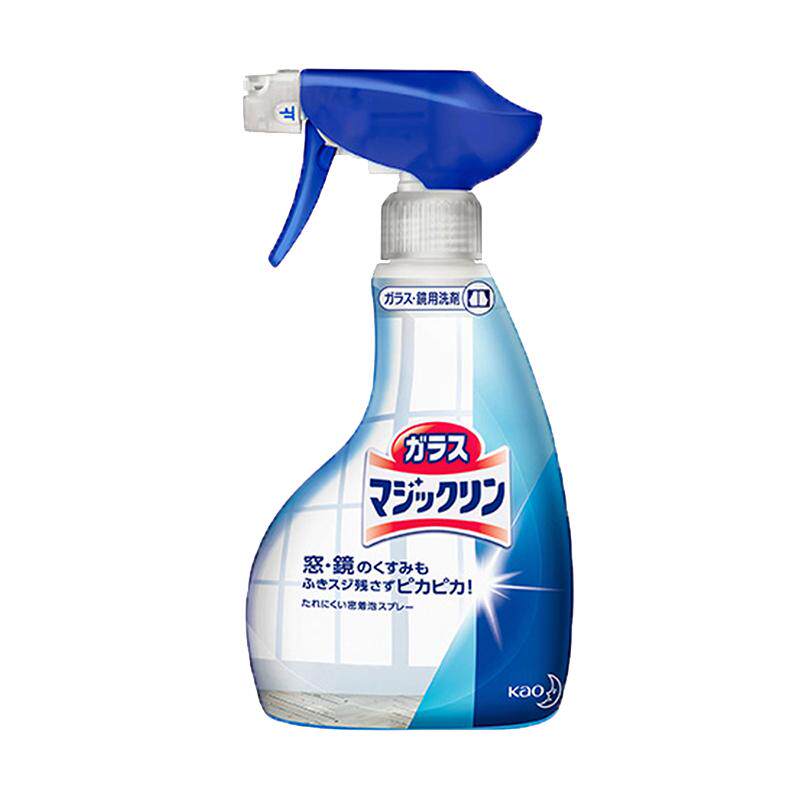 【自营】日本进口花王玻璃清洁剂镜子泡沫浴室去污除菌喷雾400ml
