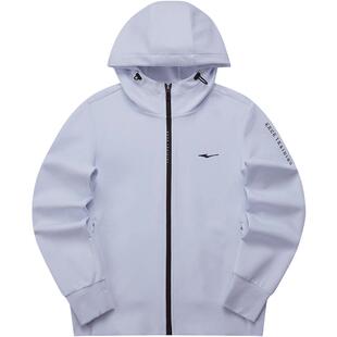 鸿星尔克外套女春季女士开衫卫衣帽衫运动服休闲针织夹克女装上衣