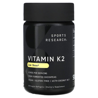 Sports Research维生素K2(MK7)植物基支持骨骼健康易吸收血管健康