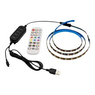 USB蓝牙声控幻彩rgb灯条电视背景电脑桌显示器led智能氛围5V灯带