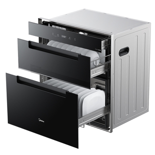 美的消毒柜嵌入式家用小型110HQ2PRO餐具碗筷碗柜烘干一体机新款