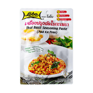 乐煲罗勒炒肉酱泰国乐堡打抛炒猪肉饭酱调料金不换九层塔lobo嘎抛