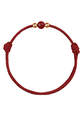 本命年红绳手链女朱砂手绳手串