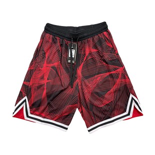 运动短裤美式篮球速干迷彩男女系带宽松过膝透气舒适训练裤