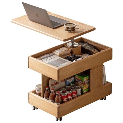 西物可升降旋转移动边几