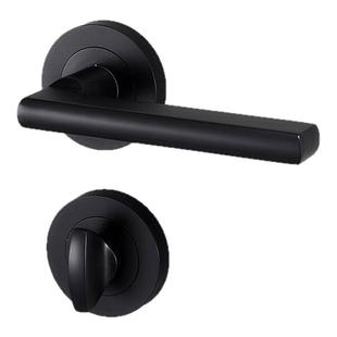 固特隐形门锁室内门单边锁黑色美式门锁隐形门定位合页背景墙暗锁