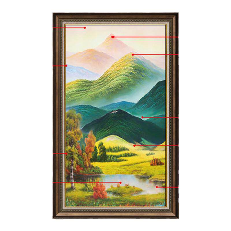 新款美式玄关装饰画欧客