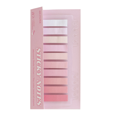 索引贴可书写纸质色系粘性便利贴