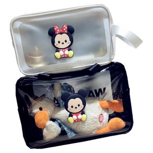 卡通化妆包收纳包大容量防水加厚便携旅行ins透明洗漱收纳包大号